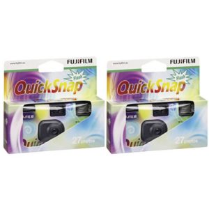 Engångskamera Fujifilm Quicksnap Flash 27 2 st med inbyggd blixt