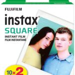 Fujifilm | Instax Square Glossy Instant film (2x10pl) | 86 x 72 mm | Image dimensions: 62 × 62 mm | Quantity 20