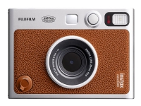 Fujifilm Instax mini Evo - Digitalkamera - kompakt med omedelbar fotoskrivare - Bluetooth - brun