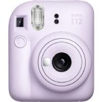 Fujifilm snabbkamera instax mini 12 LILAC PURPLE+instax mini glossy (10pl)