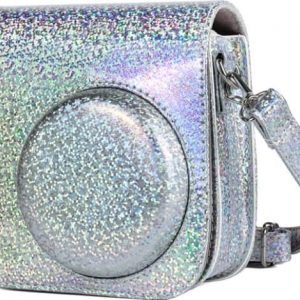 LoveInstant Pouch Case Pouch Pouch For Fujifilm Instax Mini 9 8/Silver Flash