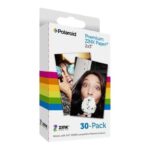 Polaroid Premium ZINK Paper - självhäftande - vit - 50,8 x 76,2 mm 30 ark fotopapper - för Polaroid Snap Instant, Snap Touch; Mint 2-in-1